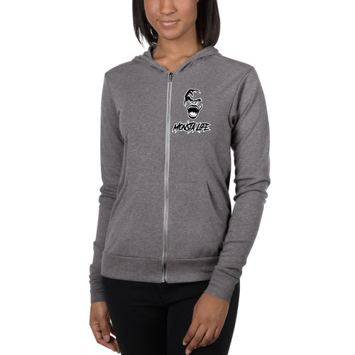 Unisex zip hoodie