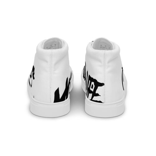 Women’s high top canvas shoes